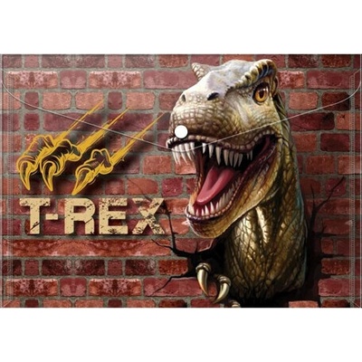 Obálka plastová s drukem A4 T-Rex