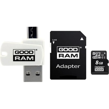 GOODRAM microSDHC 8GB C10/U1/UHS-I M1A4-0080R11