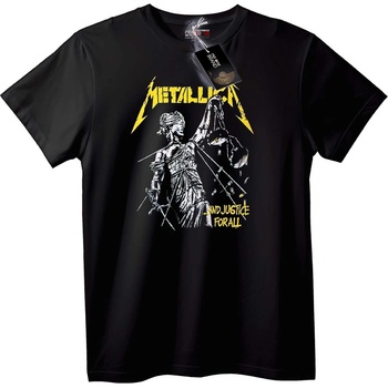 NOONEBRAND Тениска Metallica And Justice for All - M, White