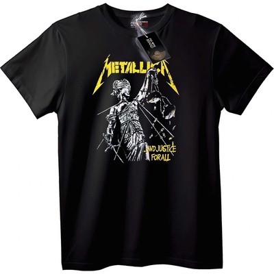 NOONEBRAND Тениска Metallica And Justice for All - M, White