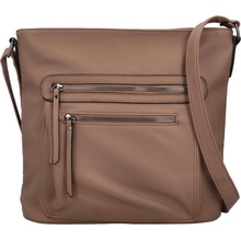 Trendy dámská koženková crossbody kabelka Tyrcia khaki