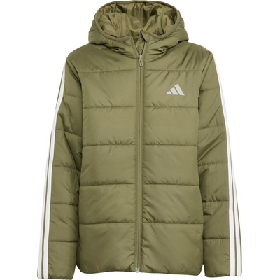 Adidas Детско синтетично яке Adidas Kid's Essentials 3-Stripes Padded Jacket Synthetic jacket - Olive Strata / Black - размер 176 (EU) (703-5708-0214)