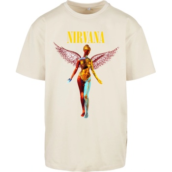 Mister Tee Мъжка тениска в цвят пясък Mister Tee In Utero OversizeUB-MT1985-00208 - Пясък, размер XXL