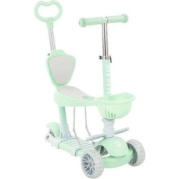 KikkaBoo Тротинетка с родителски контрол BonBon 4в1 Candy Mint - Kikka Boo, мента (50030)