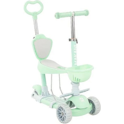 KikkaBoo Тротинетка с родителски контрол BonBon 4в1 Candy Mint - Kikka Boo, мента (50030)