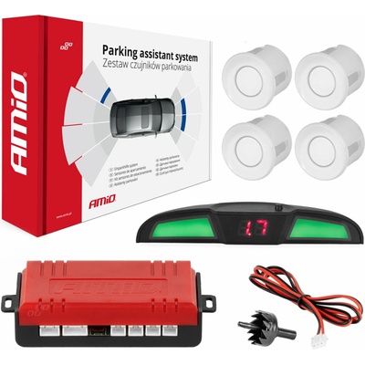 AMiO Asistenty parkování LED COB 4 senzory bílé
