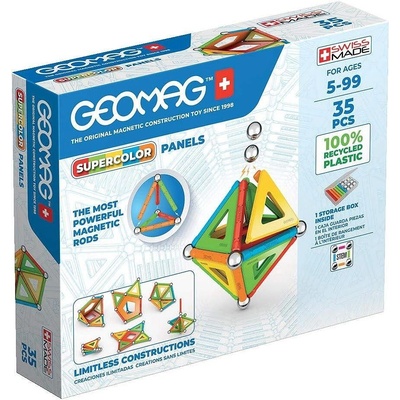 Geomag Магнитен конструктор Geomag Supercolor Panels, 35 части