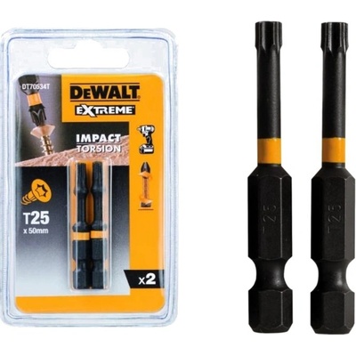 DeWalt DT70534T Skrutkovacie nástavce EXTREME T25 x 50 mm