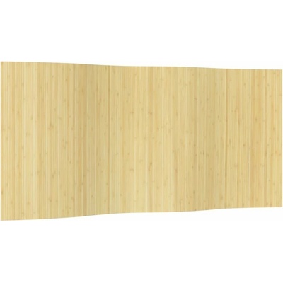 vidaXL Paraván 400 × 165 cm bambusový světle přírodní 377000