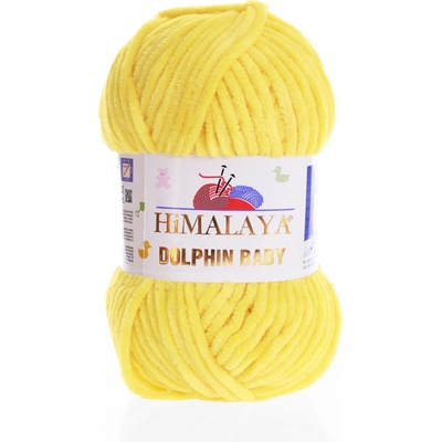 Himalaya Příze Dolphin Baby 80313 - žlutá