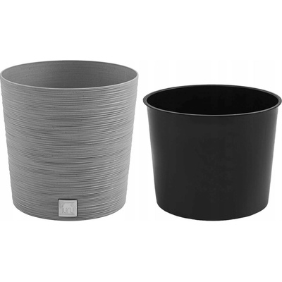 Prosperplast Květináč FURU ROUND 30 cm betonový