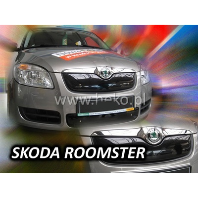 Zimná clona masky horného chladiča - Škoda Roomster, 2006-10 / pred Faceliftom