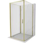 Mexen Exo-B 3S душ кабина 3-стенна с врата 75 x 75 см, прозрачна, златна (817-075-075-50-00-3S)