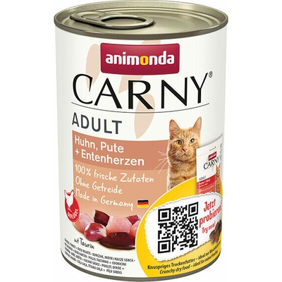 Animonda Carny Adult Kuracie, morčacie a kačica 400 g