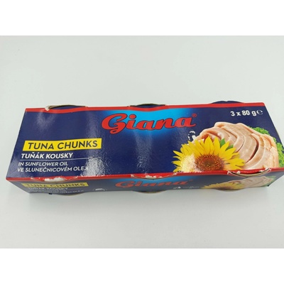 Giana Tuniak kúsky v slnečnicovom oleji 3 x 80 g