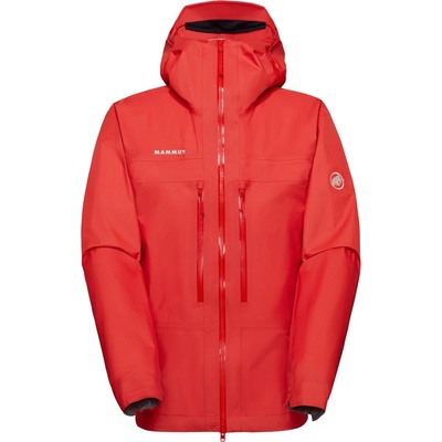 Mammut Мъжко водоустойчиво яке Mammut Taiss Light Hardshell Hooded Jacket Waterproof jacket - Mammut Red (002-3768-0313)
