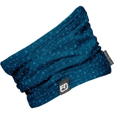 Ortovox fleece light GRID neckwarmer modrá