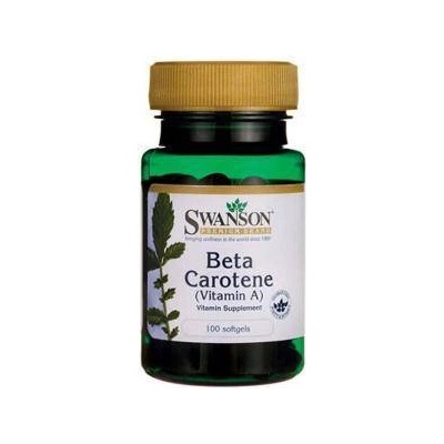Swanson Beta-Carotene (Vitamin A) 25000IU, 100 броя меки таблетки, 4276