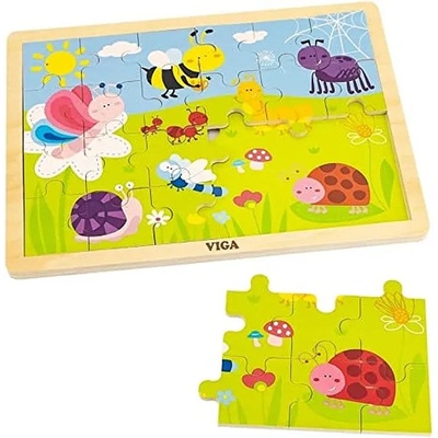 Viga Toys Детски пъзел Viga - Парк, 24 части (50199)