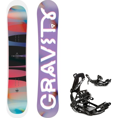 Gravity snowboards Snowboard komplet Gravity Trinity 25/26 + vázání RAVEN Fastec FTM450