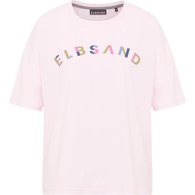 ELBSAND Дамска тениска ELBSAND Women's Moana T-shirt - Soft Rose (916-6652-0313)