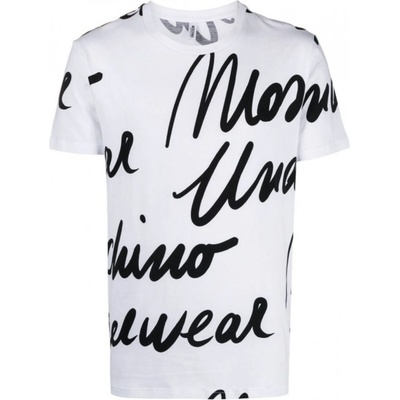 Moschino Underwear Signature White tričko Bílá