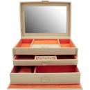 Friedrich Lederwaren béžová šperkovnice Boho 20133 1