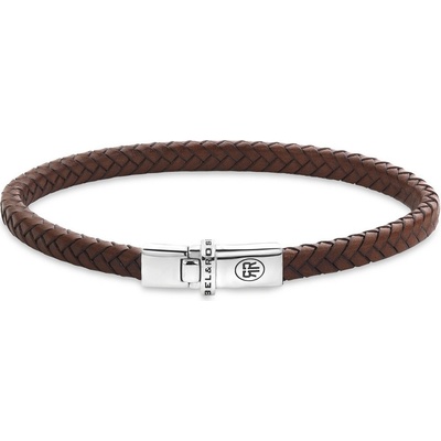 Rebel & Rose RR-L0176-S-M náramek Xtra Small Braided Cognac