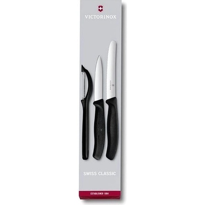 Victorinox sada Swiss Classic plast čierny 2 ks