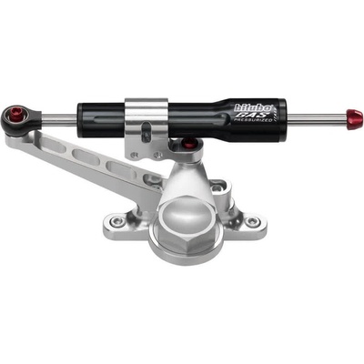 BITUBO Steering damper kit BITUBO for over tank mounting with black shock absorber