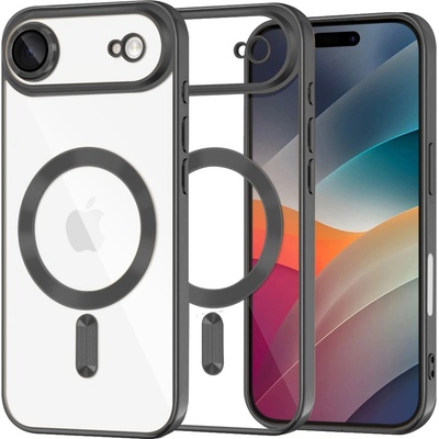 Techsuit Калъф за iPhone 17 Air - Techsuit - Luxury Crystal MagSafe - Черен