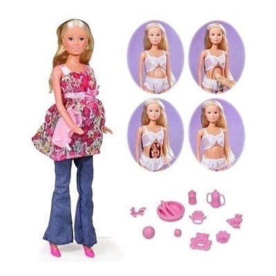 Simba Steffi s bábätkom