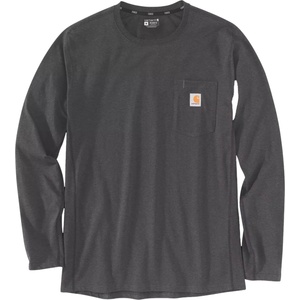 Carhartt WIP Мъжка блуза с дълъг ръкав Carhartt Midweight L/S Pocket T-Shirt Longsleeve - Carbon Heather (216-6969-0212)