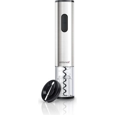 ELDONEX WineSpin Premium elektrický otvárač na víno, strieborný