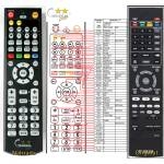 GENERAL YAMAHA BDP119, BDP122, BDP125, BDP127 - съвместимо дистанционно управление на марката General (BDP119, BDP122, BDP125, BDP127) Дистанционно