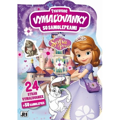 Tvarované vymaľovanky so samolepkami
