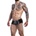 Cut4Men Booty Shorts Black Leatherette XL