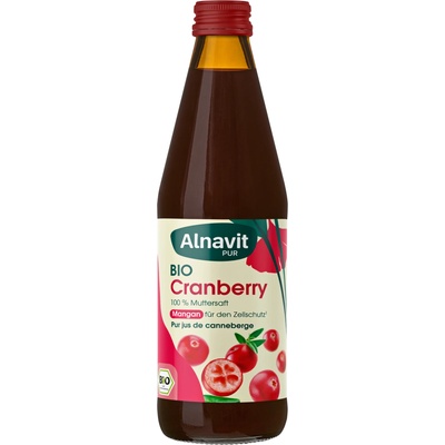 Alnavit Био прясно сок от червена боровинка - 330 ml