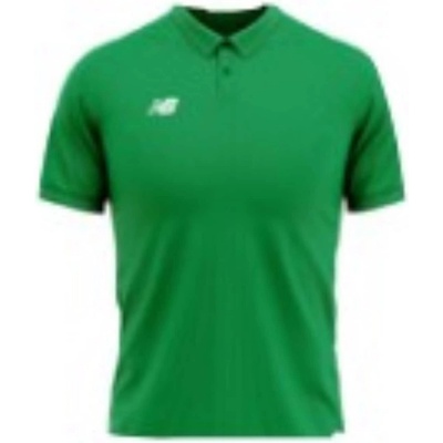 New Balance Блуза с яка New Balance Men's Short-Sleeve Cricket Polo Shirt - Eden Green