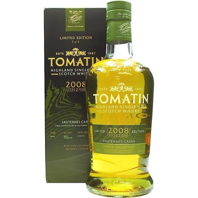 Tomatin 2008 12y Sauternes Casks French Collection 46% 0,7 l (karton)