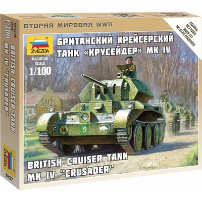 Zvezda British Tank MK IV Cruiser Z6227 1:100
