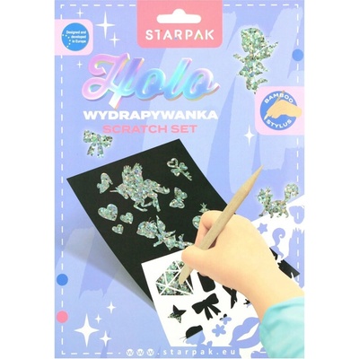 CreativeToys Holografická vyškrabovacia sada