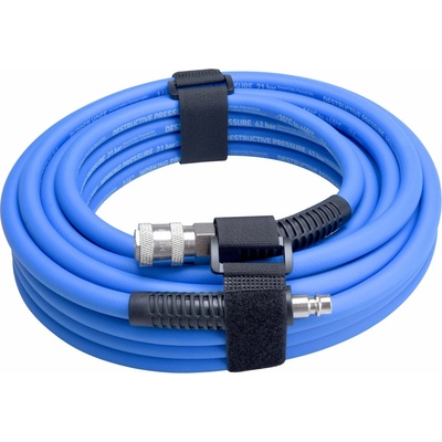EXTOL PREMIUM hadice vzduchová, guma, 1/4'' rychlospojka, 1/4'' (6/12mm), 10m