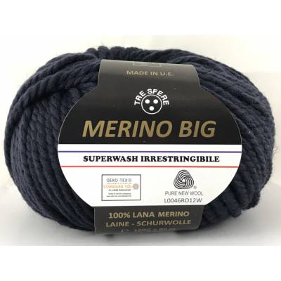 Příze Filati Tre Sfere Merino Big tmavá šedá