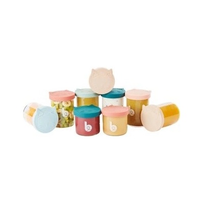 Babymoov skleněné misky s víčky Isy bowls 6x 250 ml + 3x 120 ml