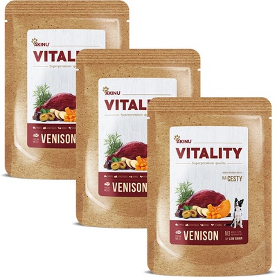 Akinu Vitality zvěřina 3 x 300 g