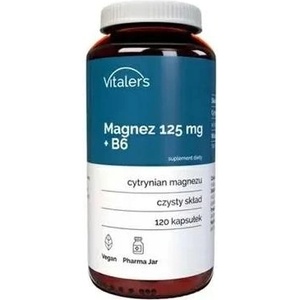 Vitaler's Магнезий + Витамин B6, 120 капсули, Vitaler's (406835 (VIT-0683) VIT)