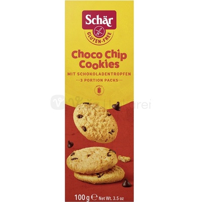 Schär Choco Chip Cookies Sušienky bezgluténové s kúskami čokolády 100 g