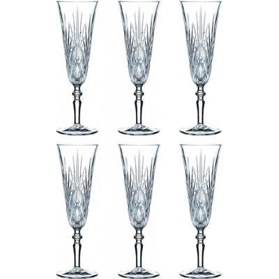Nachtmann sklenic na šampaňské z křišťálového skla Taper Champagne 6 x 140 ml