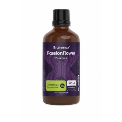 BrainMax Brainmax® Passionflower Alcohol Free Tincture, Екстракт от Пасифлора, 100 мл